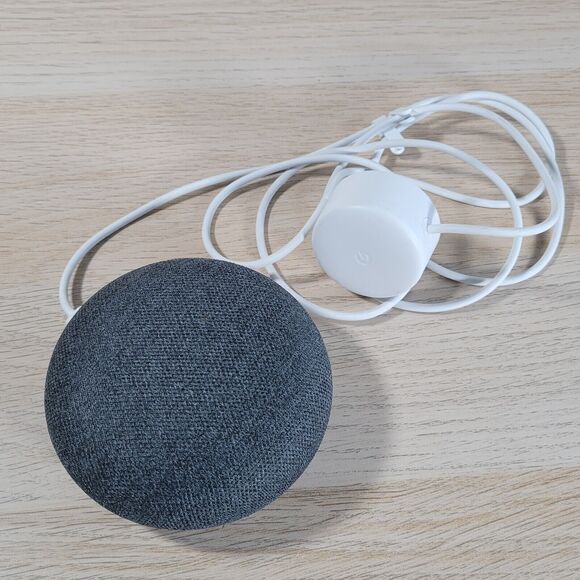 Google Home Mini Nest Smart Speaker Google Assistant Music Voice Search Charcoal - Picture 1 of 7